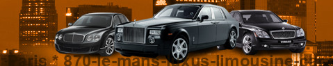 Private transfer from Paris to Le Mans with Luxury limousine