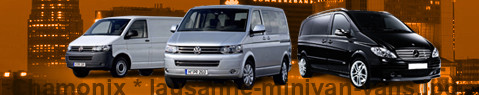 Private transfer from Chamonix to Lausanne with Minivan