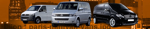 Private transfer from Dijon to Paris with Minivan