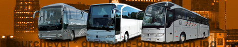 Privat Transfer von Courchevel nach Grenoble mit Reisebus (Reisecar)