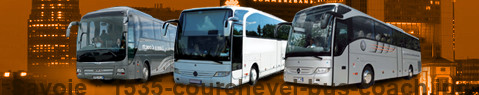 Transfert privé de Savoie à Courchevel avec Autocar (Autobus)