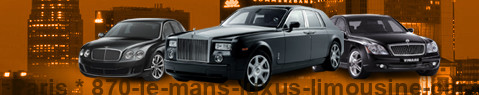 Privat Transfer von Paris nach Le Mans mit Luxuslimousine