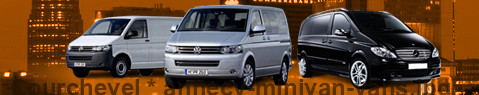 Private transfer from Courchevel to Annecy with Minivan