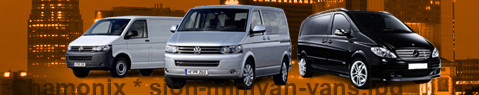 Private transfer from Chamonix to Sion with Minivan
