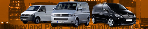 Private transfer from Disneyland Paris to Paris with Minivan