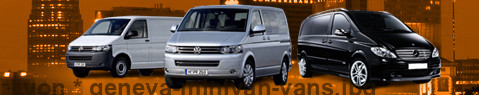 Private transfer from Lyon to Geneva with Minivan