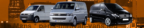 Private transfer from Le Mans to Paris with Minivan