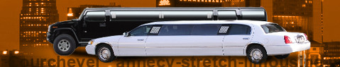 Trasferimento privato da Courchevel a Annecy con Stretch Limousine