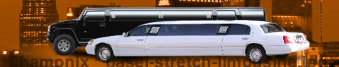 Privat Transfer von Chamonix nach Basel mit Stretchlimousine