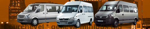 Private transfer from Courchevel to Geneva with Minibus