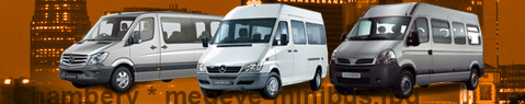 Transfert privé de Chambéry à Megéve avec Minibus